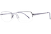 Aristar by Charmant AR30708 Eyeglasses Men's Semi Rim Rectangular Optical Frame