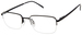 Aristar 30736 Eyeglasses Men's Semi Rim Rectangle Shape