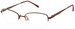 Aristar 30822 Eyeglasses Women's Semi Rim Oval Shape