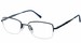 Aristar by Charmant AR16372 Eyeglasses Women's Semi Rim Oval Optical Frame