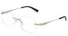 Armani Exchange AX1047 Eyeglasses Frame Women's Rimless Octogon Shape