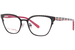 Betsey Johnson Bon-Voyage Eyeglasses Girl's Full Rim Cat Eye