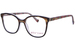 Betsey Johnson Glow-Up Eyeglasses Women's Full Rim Rectangle Shape