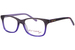 Betsey Johnson Groovy Eyeglasses Youth Kids Girl's Full Rim Square Shape