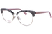 Betsey Johnson Punch Eyeglasses Women's Full Rim Cat Eye