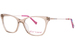 Betsey Johnson Supernova Eyeglasses Women's Full Rim Square Shape