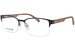 Botaniq BIO1017T Eyeglasses Men's Semi Rim Rectangle Shape