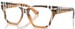 Burberry BE2420 Eyeglasses Women's Full Rim Cat Eye - Check Sand-4146