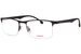 Carrera 8846 Eyeglasses Men's Semi Rim Rectangle Shape