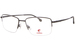 Carrera 8895 Eyeglasses Men's Semi Rim Rectangle Shape