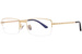 Cartier CT0255O Eyeglasses Men's Semi Rim Rectangle Shape