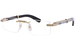 Cartier CT0485O Eyeglasses Men's Rimless Rectangle Shape