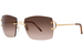 Cartier Rimlesssun CT0009RS Sunglasses Square Shape