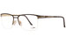 Cazal 7080 Eyeglasses Men's Semi Rim Pilot