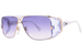 Cazal Legends 955 Sunglasses Men's Square Shape - White/Gold - 332