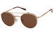 Champion CU1003H Sunglasses Men's Round Attached Clip-On