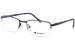 Champion CU1016 Eyeglasses Men's Semi Rim Rectangle Shape