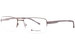 Champion CU4002 Eyeglasses Frame Men's Semi Rim Rectangular