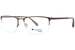 Champion CUFL4003 Eyeglasses Men's Semi Rim Rectangle Shape