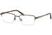 Champion Men's Eyeglasses CU4022 CU/4022 Half Rim Optical Frame