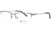 Champion Pushx Eyeglasses Men's Semi Rim Rectangular Optical Frame