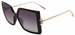 Chopard IKCH334 Sunglasses Titanium Women's Square Shape w/Chain