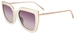 Chopard SCH319M Sunglasses Titanium Women's Square Shape