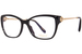 Chopard VCH322S Eyeglasses 23KT Gold Plated Women's Full Rim Square Shape