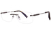 Chopard VCHG57 Eyeglasses Men's Rimless Rectangle Shape