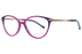 Coco Song Everybody Rock CV264 Eyeglasses Women's Full Rim Cat Eye