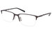 Costa Del Mar MRA300 06S3006 Eyeglasses Men's Half Rim Rectangular Optical Frame