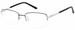 Elle EL13487 Eyeglasses Frame Women's Half Rim Rectangular