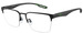 Emporio Armani EA1137 Eyeglasses Men's Semi Rim Rectangle Shape