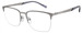 Emporio Armani EA1151 Eyeglasses Men's Semi Rim Pillow Shape