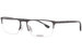 Flexon E1016 Eyeglasses Men's Semi Rim Rectangular Optical Frame