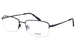 Flexon H6067 Eyeglasses Men's Semi Rim Rectangle Shape