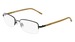 Flexon H6079 Eyeglasses Men's Semi Rim Rectangle Shape