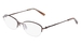 Flexon W3041 Eyeglasses Women's Semi Rim Oval Shape