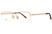 Fred FG50024F Eyeglasses Men's Semi Rim Rectangle Shape