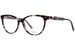 Furla VFU353 Eyeglasses Women's Full Rim Cat Eye Optical Frame