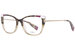 Furla VFU499V Eyeglasses Women's Full Rim Cat-Eye Optical Frame