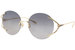 Gucci GG0645S Sunglasses Women's Fashion Round Shades