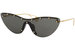 Gucci GG0666S Sunglasses Women's Fashion Shield Shades