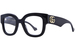 Gucci GG1423O Eyeglasses Women's Full Rim Cat Eye