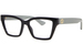 Gucci GG1715O Eyeglasses Women's Full Rim Rectangle Shape