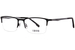 Izod 2099 Eyeglasses Men's Semi Rim Rectangle Shape