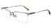 Jones New York J363 Eyeglasses Men's Semi Rim Rectangle Shape