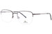 Lacoste L2254 Eyeglasses Frame Men's Semi Rim Rectangular