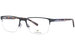 Lacoste L2279 Eyeglasses Men's Semi Rim Rectangle Shape