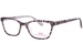 Lulu By Lulu Guinness LK044 Eyeglasses Youth Kids Girls Full Rim Rectangle Shape